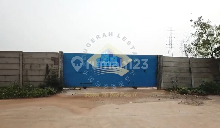 Jual Tanah Industri di Pasar Kemis Tangerang Akses Container 40