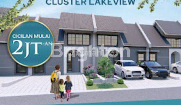 Gaji anda UMR tapi pengin punya rumah cluster kayak sultan view danau pula(Lake view) perumahan mini city di sidoarjo selangkah ke OERR 10 menit ke MERR 1