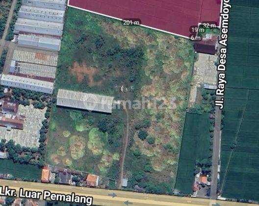 Lahan industri  2 menit dr exit Toll Pemalang  1