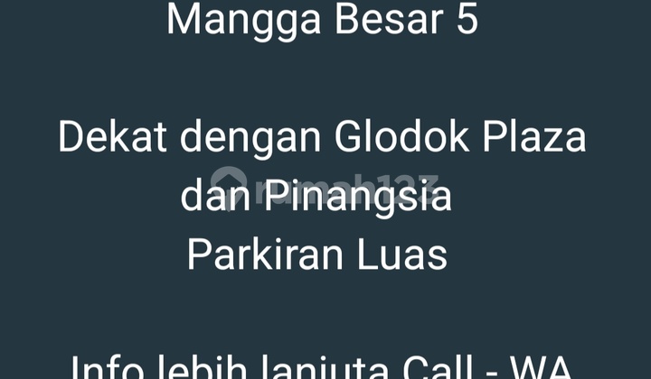 Strategic Location Near Glodok Plaza, Pinangsia, Lokasari