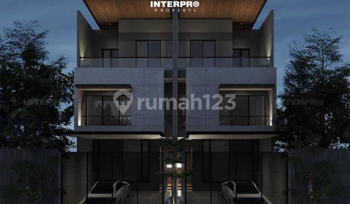 Rumah Brand New 3 Lantai Dijual Dalam Komplek Green Ville - 120M2