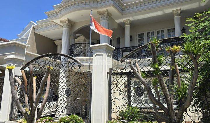 Dijual Rumah Villa Bukit Mas Surabaya Barat Mewah Model Klasik 1