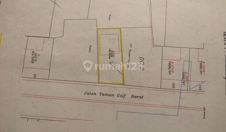 Dijual Cepat Kavling Boulevard Shm, Modernland Cipondoh 2