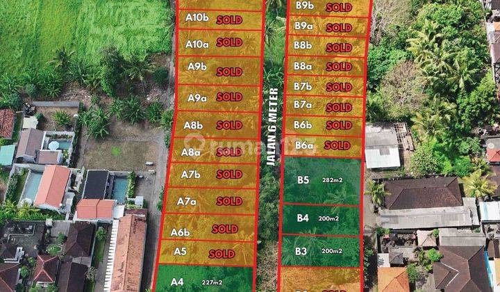 TANAH KAVLING MAS UBUD DEKAT CENTRAL UBUD SISA STOK DIKIT 1