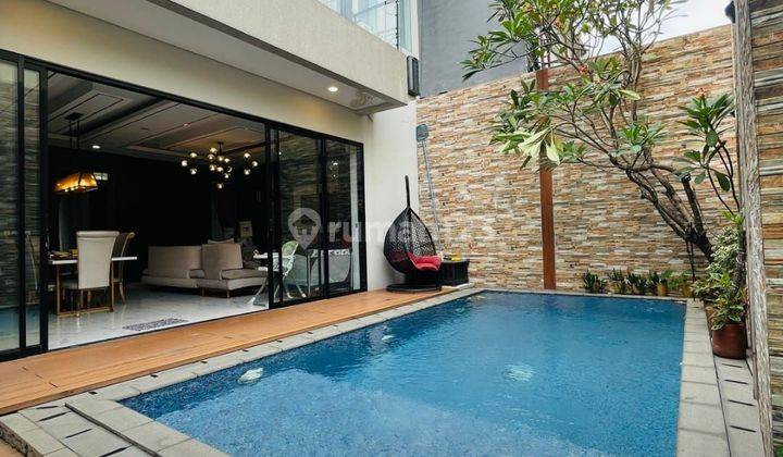 For Sale Rumah Di Pejaten - Semi Furnish & Private Swimming Pool 1