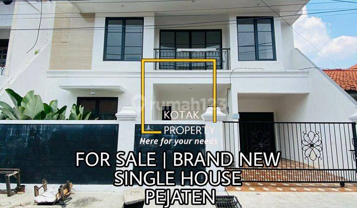 For Sale Rumah Di Pejaten - Brand New, Single House & Unfurnished 1