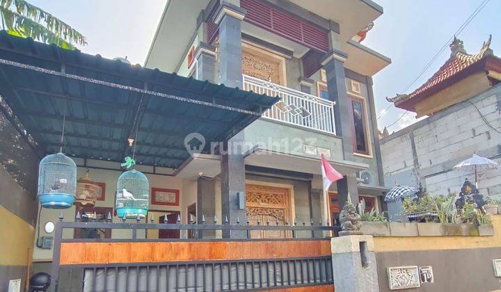 For Rent Fully Furnished 2-Storey House in Ubung Area, West Denpasar, Floor 120m2 1