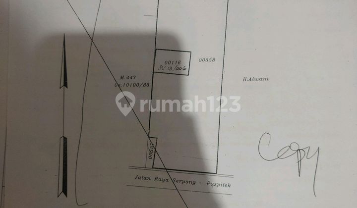 Land 4767m SHM Strategic Container Access Near Serpong Station Land 4767m SHM Strategic Container Access Near Serpong Station