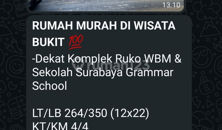 Sutorejo Baru Row 3 House Car SHM Minimalist 2