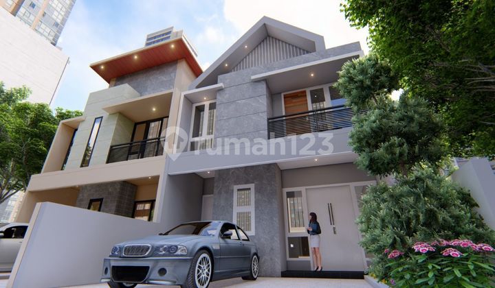 New Minimalist 2-Story House in Manyar Tirtoyoso with SHM 2