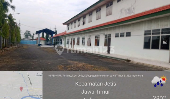Lahan Gudang Eks Pabrik Jetis Mojokerto 3ha 