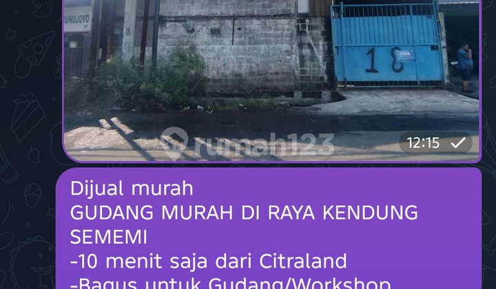 Cheap Shop House in Balongpanggang Gresik Auction 2 Million IDR per m² 2