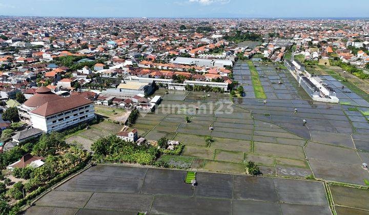 Exclusive Plot of Land at Economical Price with Rice Field View on Jalan Gunung Soputan Pemecutan Klod, West Denpasar 1