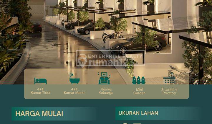 Rumah Mewah 3 Lantai Pinggir Jalan Utama  1