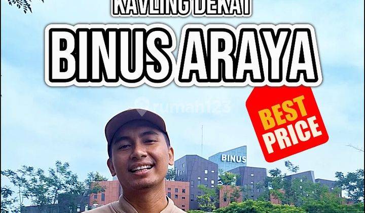 Kavling Ajb Murah 6 X 12 Strategis Dekat Dengan Binus Araya  2