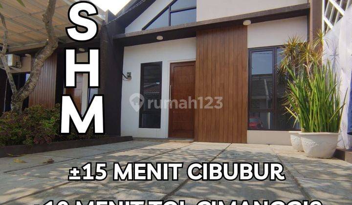 Rumah Ready Stock Siap Huni Dalam Cluster Dekat Cibubur 2