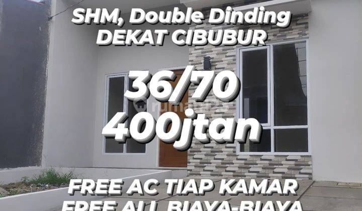 Dijual Shm Dekat Cibubur Cicil 2 Jutaan 1