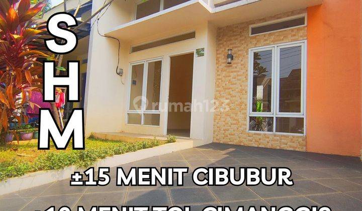 Rumah Shm Siap Huni Plafon Tinggi 6,2 Meter Bisa Mezzanine Dekat Cibubur 1