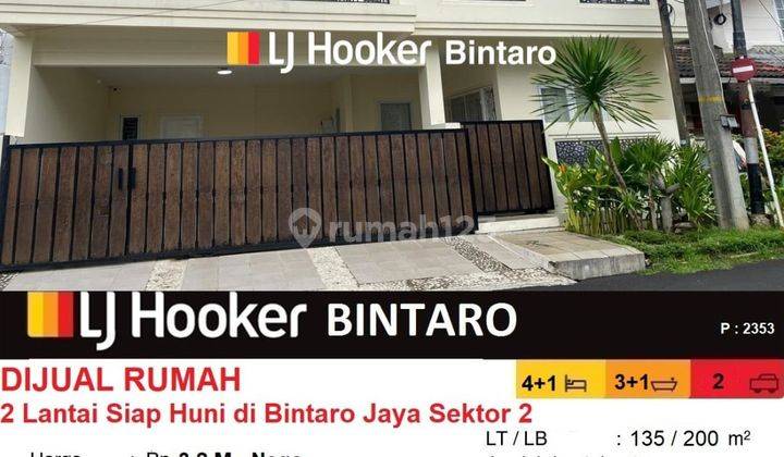 Dijual Rumah di Jl.kenari Bintaro Jaya Sektor 2 1