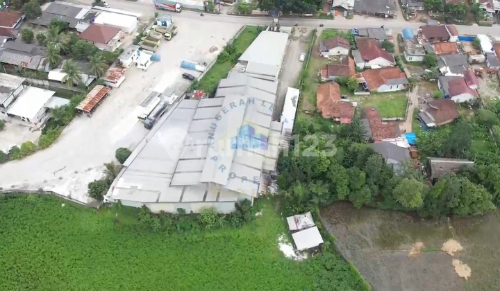 Pabrik Zona Industri Panongan - Tanah 9.954 M², Akses Kontainer 40 Feet, Dekat Tol Pasir Barat