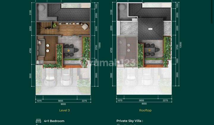 Rumah 3 Lantai Lokasi Strategis di Puri 11 Heritage 1 2