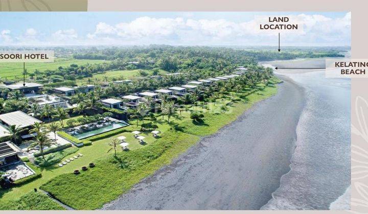 Tanah Premium Beachfront Los Pantai Kelating Tabanan Bali 2