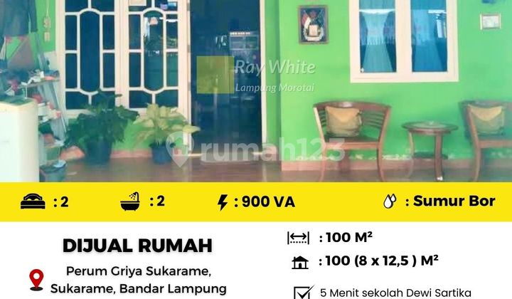 For Sale Griya Sukarame House 2
