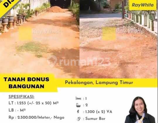 Tanah Siap Bangun Pekalongan Lampung Timur