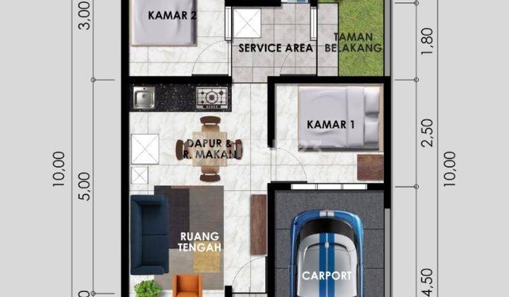 Rumah Modern View Gunung Sisa 1 Unit Terakhir Di Cibiru Bandung 2