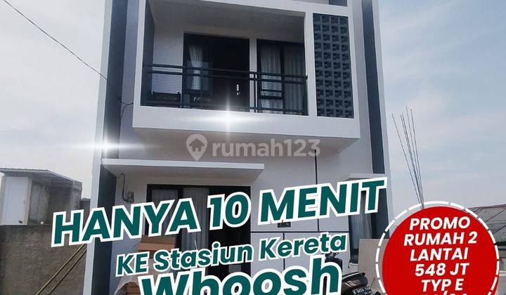 Rumah Baru 2 Lantai Shm Cluster Dekat Exit Tol Padalarang 1