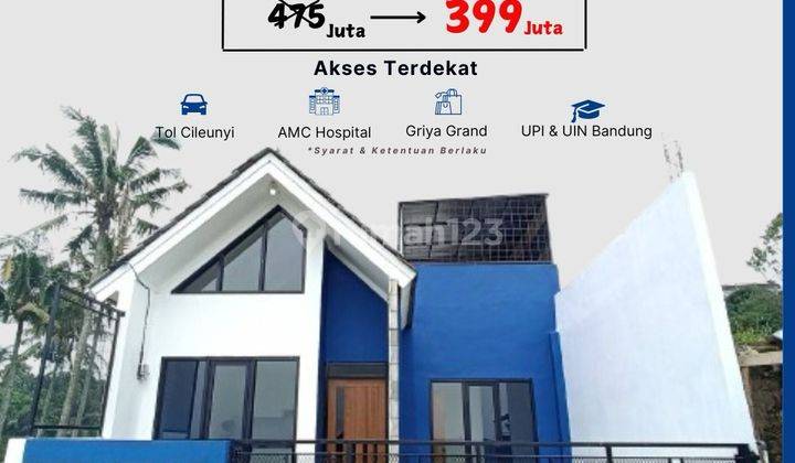 Rumah Modern View Gunung Sisa 1 Unit Terakhir Di Cibiru Bandung 1