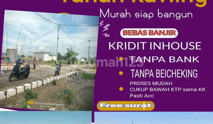 Tanah Kavling Angsuran 1 Jt'an Perbulan (flatt)