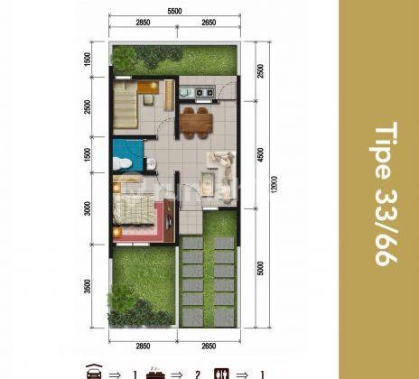 Rumah Siap Huni Nuansa Bali di Bali Resort Bogor  2