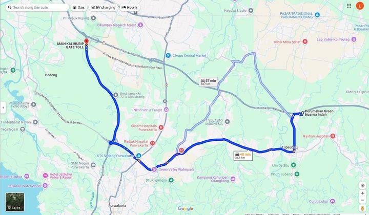 Jual Cepat Tanah Kebun Di Desa Karang Mukti Cipeundeuy Subang 1