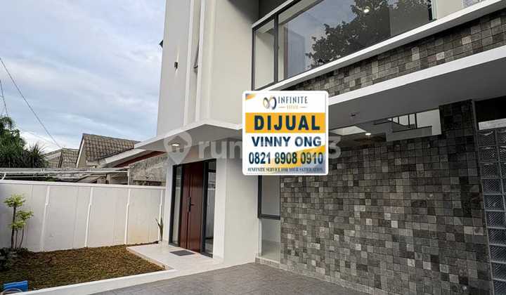 Dijual Rumah Bagus Minimalis dengan Desain Modern Kencana Loka Bsd