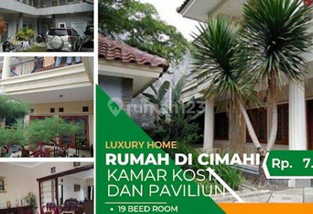 Rumah Bagus Dan Mewah 2 Lantai Besar Langsung Jadi Juragan Kostan Penuh di Kota Cimahi Bandung  1