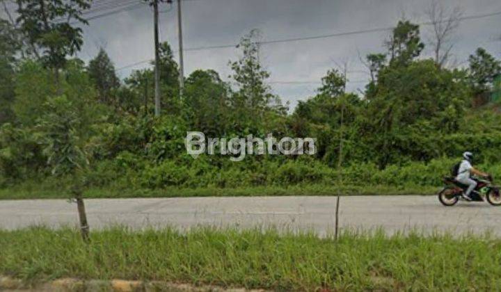 DIJUAL TANAH KOMERSIL PINGGIR JALAN POROS KM 13 PULAU BALANG COCOK DIBUAT WORKSHOP, INDUSTRI DAN PENYIMPANAN BARANG 1