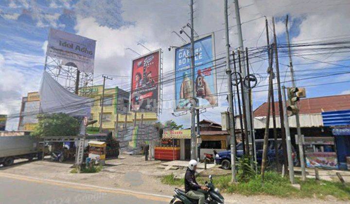 DIJUAL TANAH/LAHAN PINGGIR JALAN POROS SOEKARNO - HATTA KM 5 COCOK DIBUAT RUKO, MINIMARKET, RESTORAN DLL 1