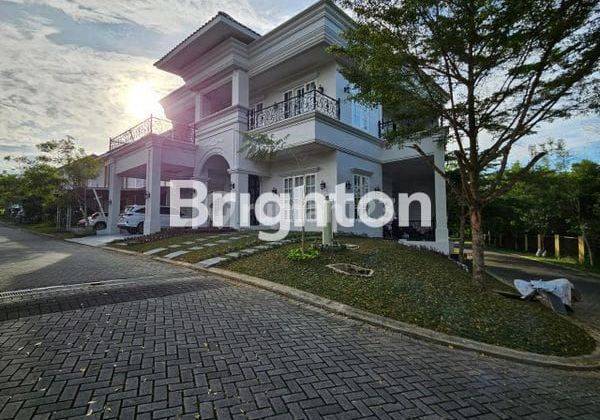 DIJUAL RUMAH MEWAH 2 LANTAI FULL FURNISH TENGAH KOTA BERNUANSA MINIMALIS LOKASI DALAM PERUMAHAN GRAND CITY AMAN NYAMAN HARGA NEGO 1