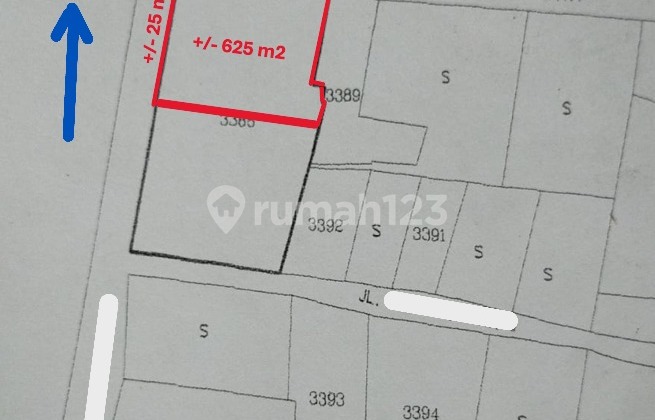 Rare Commercial Land K2 625m2 in Cipete Kemang Area Jakarta