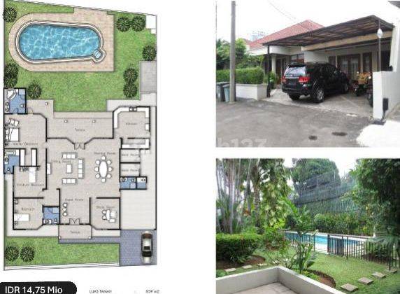 Rumah Dalam Cluster Bagus Semi Furnished Dekat Stasiun Mrt di Jalan Raya Fatmawati, Jakarta Selatan 1