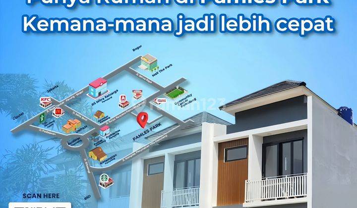 Rumah 2 Lantai Modern Minimalis Di Pusat Kota Tangsel, Pamulang 2