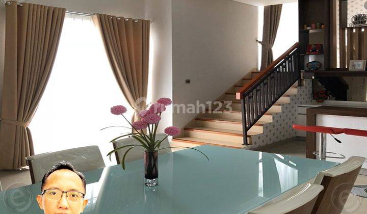 Rumah SHM 2 Lantai Villa Kanaya 2, Jakarta Selatan Furnished Bagus Bersih Nyaman Murah Dekat Gerbang Tol Andara Brigif 2