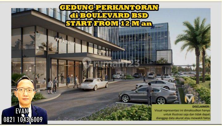 Gedung 4 Lantai Di Boulevard Bsd Harga 12 M Harga Perdana 1