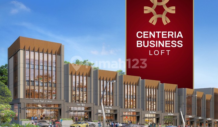 Limited Brand New Ruko 3 Floors 8X15 Centeria Business Loft Boulevard Utama Summarecon Bogor