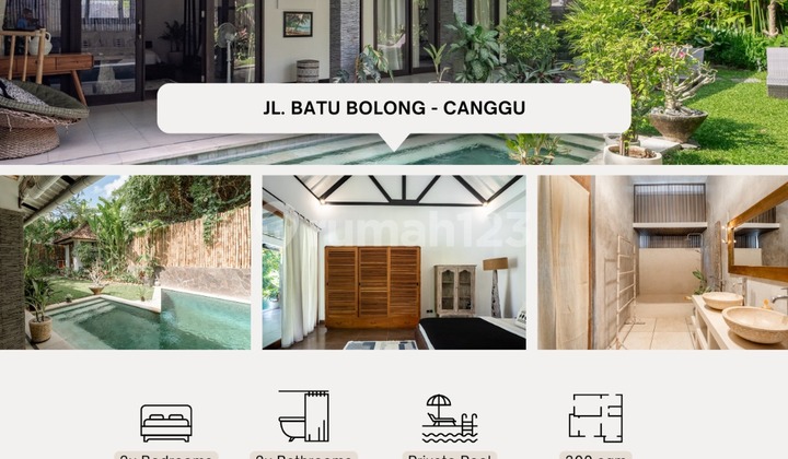 Villa For Rent Canggu..Luxury Cozy Private Full Facilities