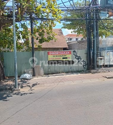 Disewakan Sebidang Tanah Strategis ( Eks Resto)Jalan Kediri, Kuta