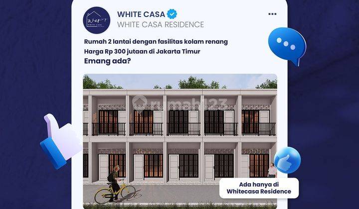 Rumah White Casa Residence Condet Kramat Jati Jakarta Timur 2