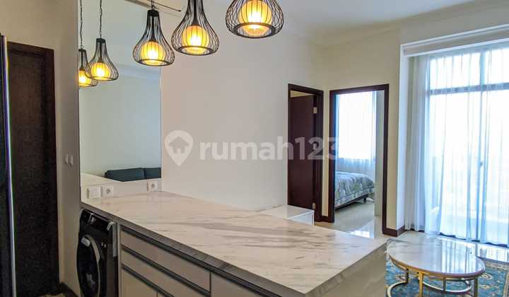 For Rent 2BR Cheap 19th Floor Permata Hijau Suites Apartment South Jakarta 2