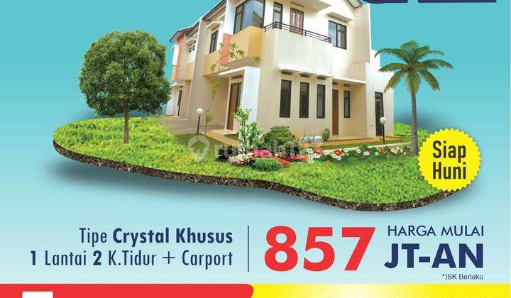RUMAH TERMURAH DI D'CROWN RESIDENCE CIRENDEU  1